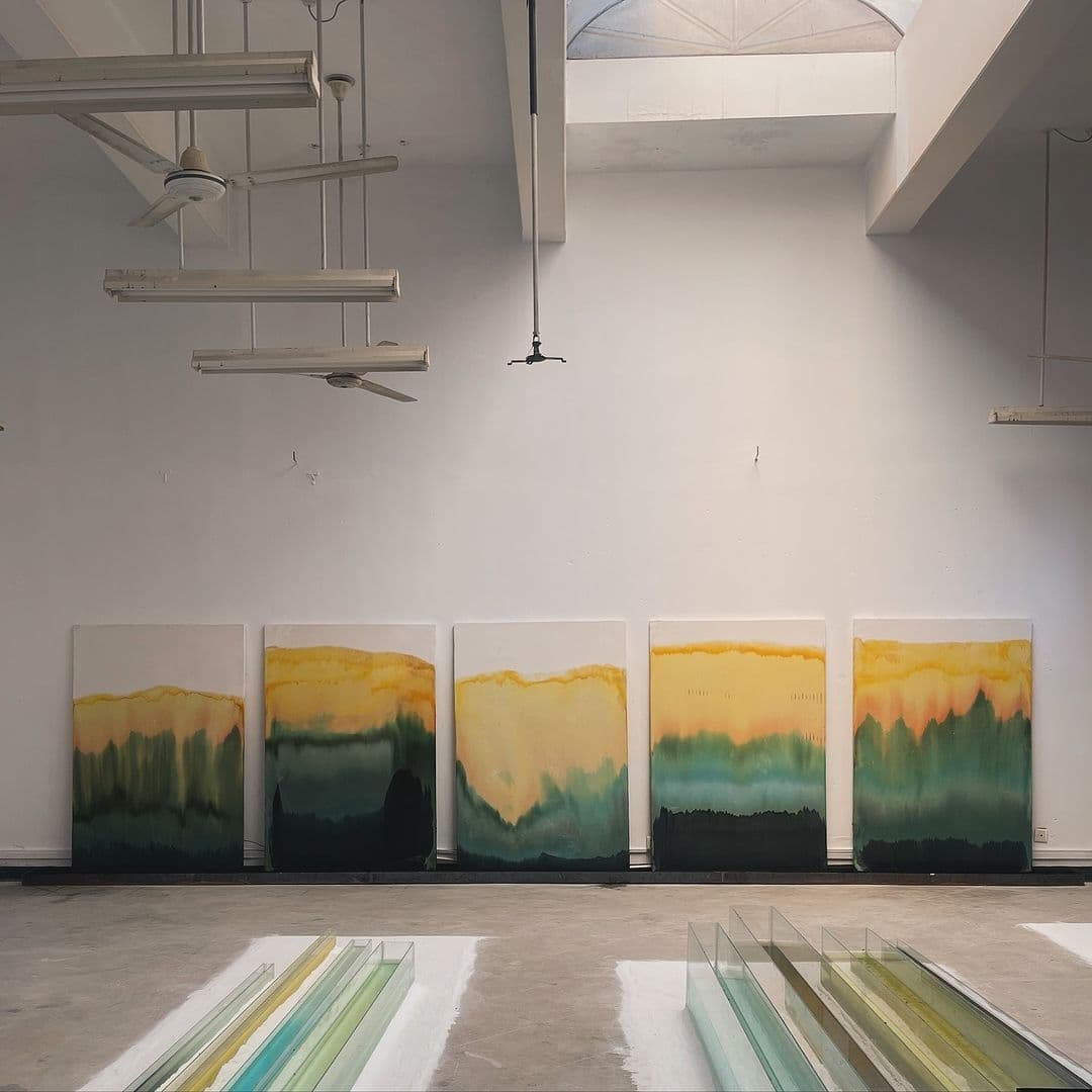 Evolution of a work time based work exhibited at Karachi Biennale ‘24. — image 7