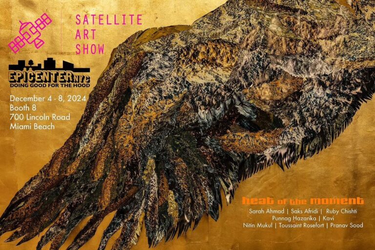 Honored to be presenting my work at the show heat of the moment curated by @nitin_mukul_studio at the Satellite Art…