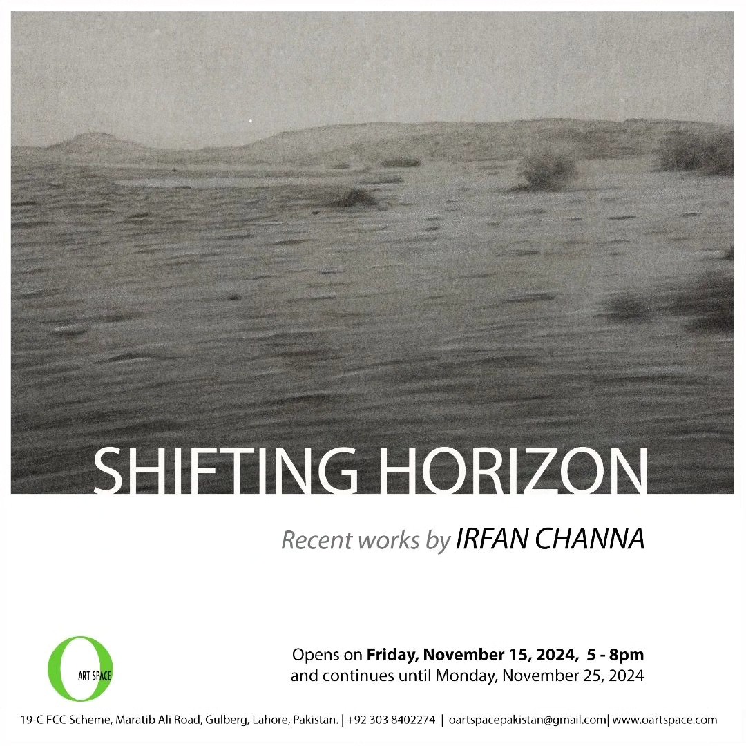 SHIFTING HORIZON: A collection of recent works by the talented artist Irfan Channa opens on Friday, November 15th,...