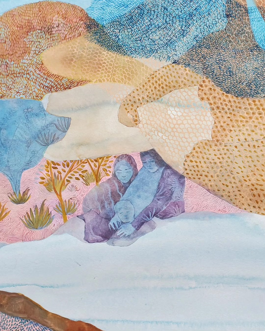 A detail, work forever in progress.