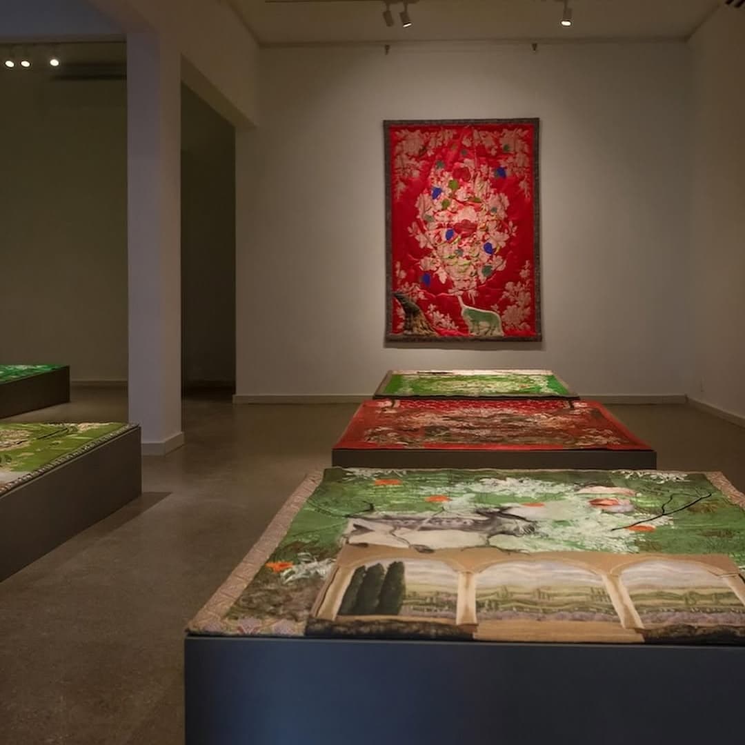 A solo show of Risham Syed, ‘Chait Vasraand ...What The Rain Remembers’, opened on Tuesday November 19th 2024 @ Canvas Gallery. — image 1