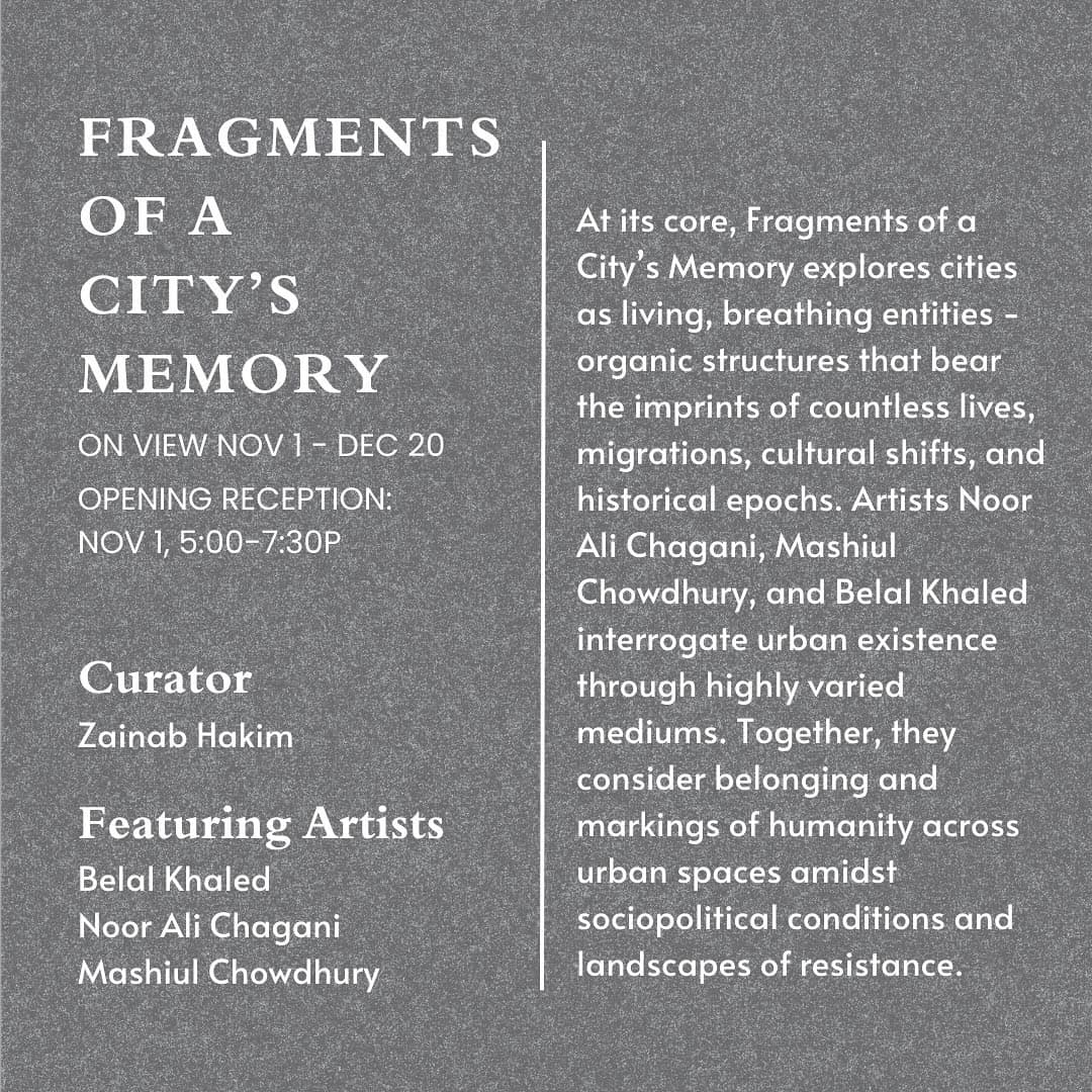 Twelve Gates Arts’ current exhibition, Fragments of a City’s Memory, is a group exhibition curated by Zainab Hakim... — image 2