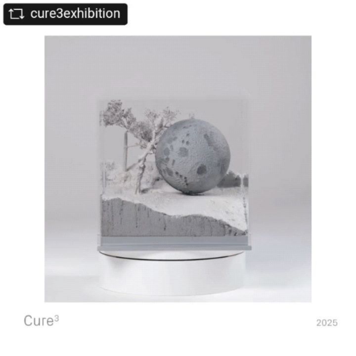 ‘Rebel Moon’ by Saad Qureshi commissioned for @cure3exhibition. Cure3 will return on 1-5 February 2025.