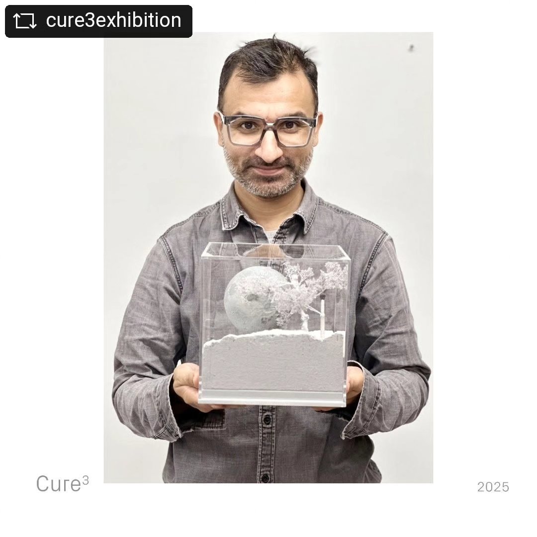 'Rebel Moon' by Saad Qureshi commissioned for @cure3exhibition. Cure3 will return on 1-5 February 2025. — image 2. 📷:Courtesy of the artist