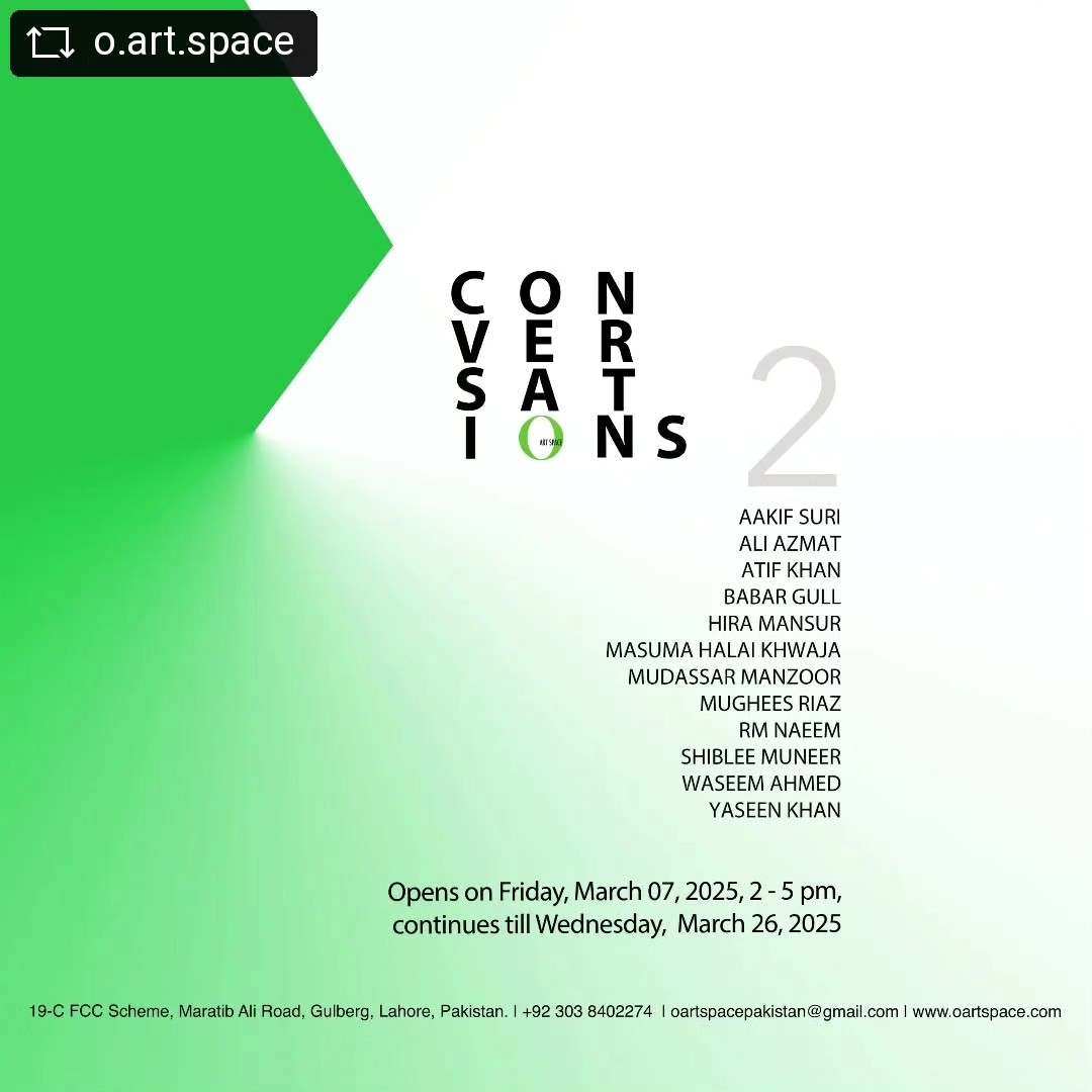 @o.art.space We invite you to Conversations (Second Edition), an exhibition exploring the profound connection between...