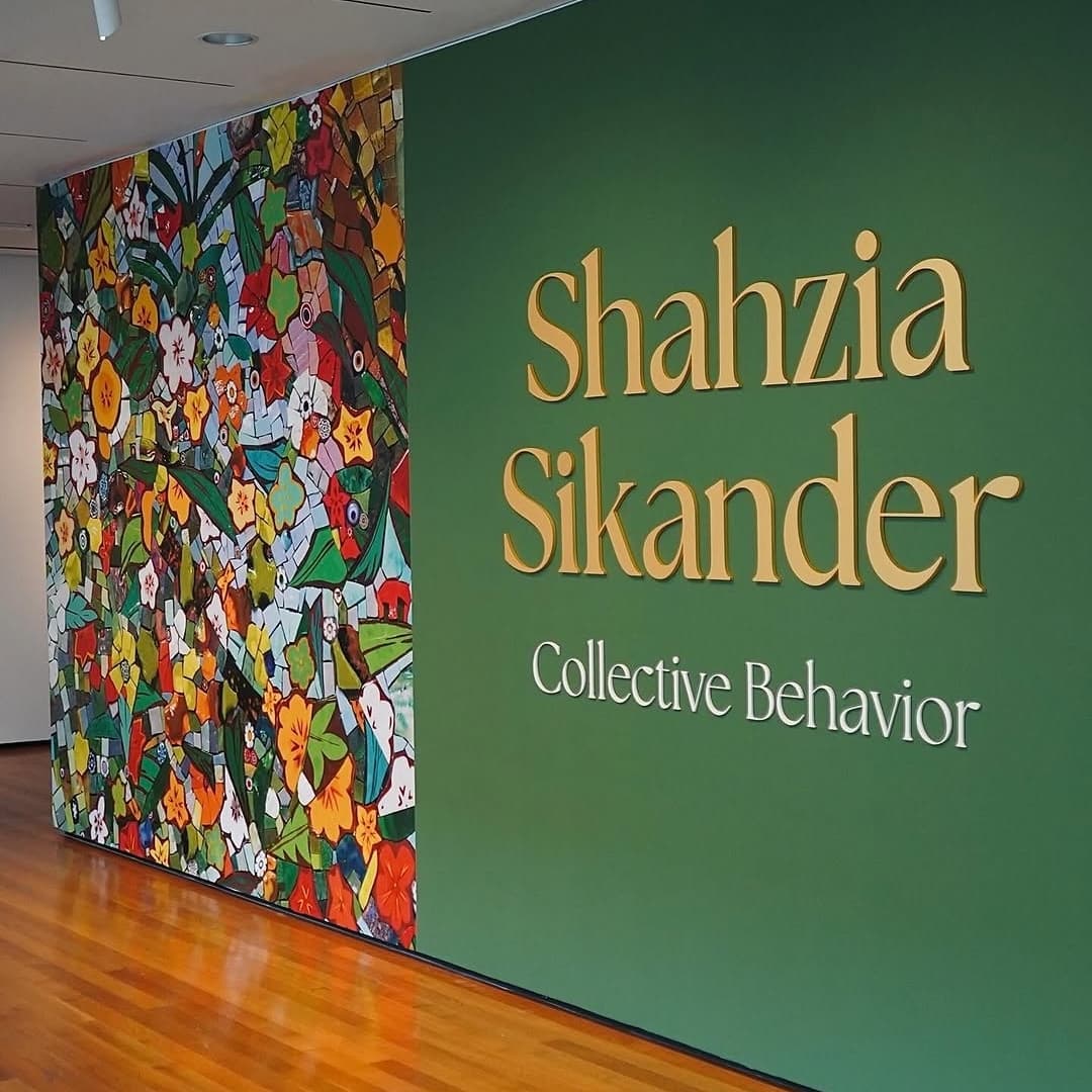 @clevelandmuseumofart On view now: Shahzia Sikander: Collective Behavior at the Cleveland Museum of Art... — image 2. Image 1 provided by Agostino Osio