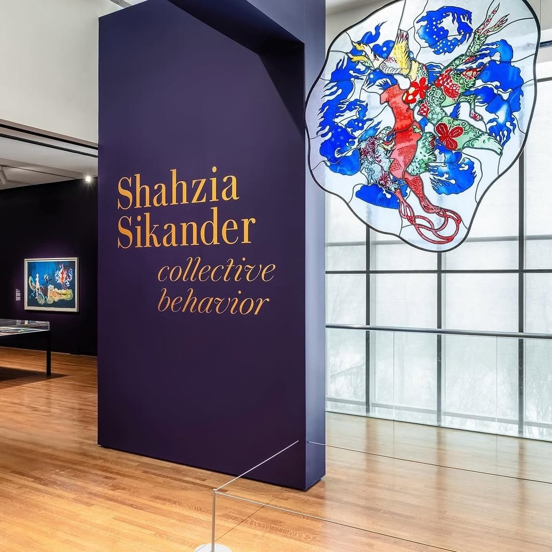 @clevelandmuseumofart On view now: Shahzia Sikander: Collective Behavior at the Cleveland Museum of Art... — image 4. Image 1 provided by Agostino Osio