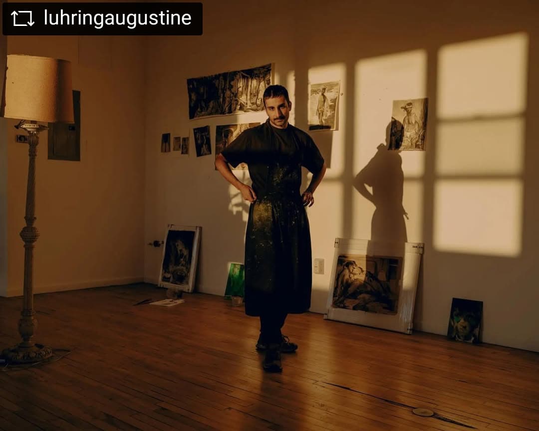 @luhringaugustine — image 1. Photos and Studio shots in story by Sasha Arutyunova