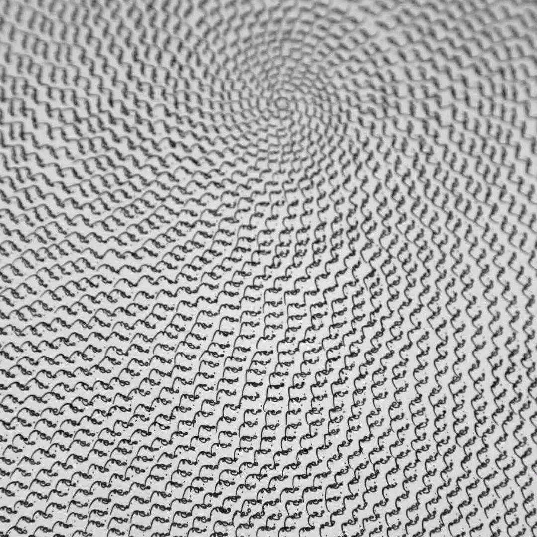 @dmg_utsc — image 2. Image credits: Tazeen Qayyum, Fahm فھم (to understand), 2024, archival ink on acid-free paper, 56 x 76 cm. Collection of the Doris McCarthy Gallery, University of Toronto Scarborough. Photo courtesy of the artist. Image description in alt text.