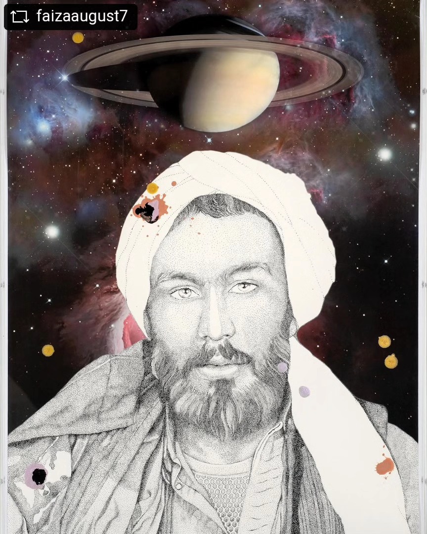 @faizaaugust7 #genderpolemic#pointillistdrawing#pointillism#artdubai2025#grosvenorgallery#faizabutt