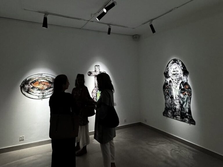 Installation shots from the opening
