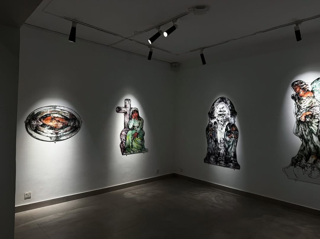 Installation shots from the opening — image 2