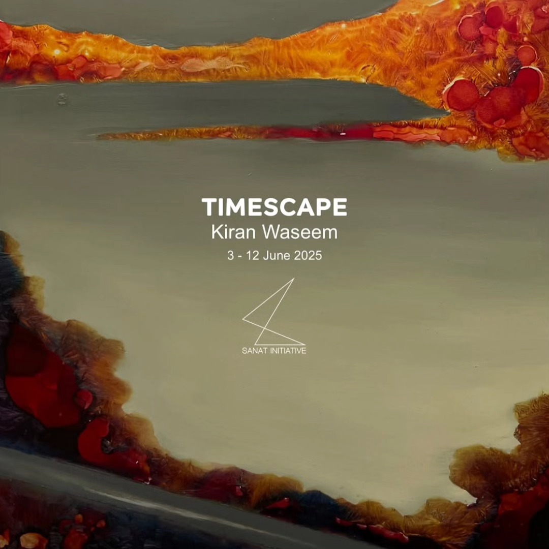 Next @sanat_initiative Timescape, a solo presentation by @kiranwaseemofficial which opens on Tuesday 3rd June 2025