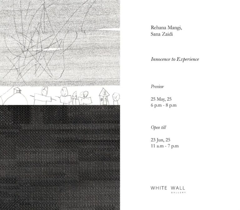 You are cordially invited to the two-person exhibition ‘Innocence to Experience’ featuring the distinguished artists…