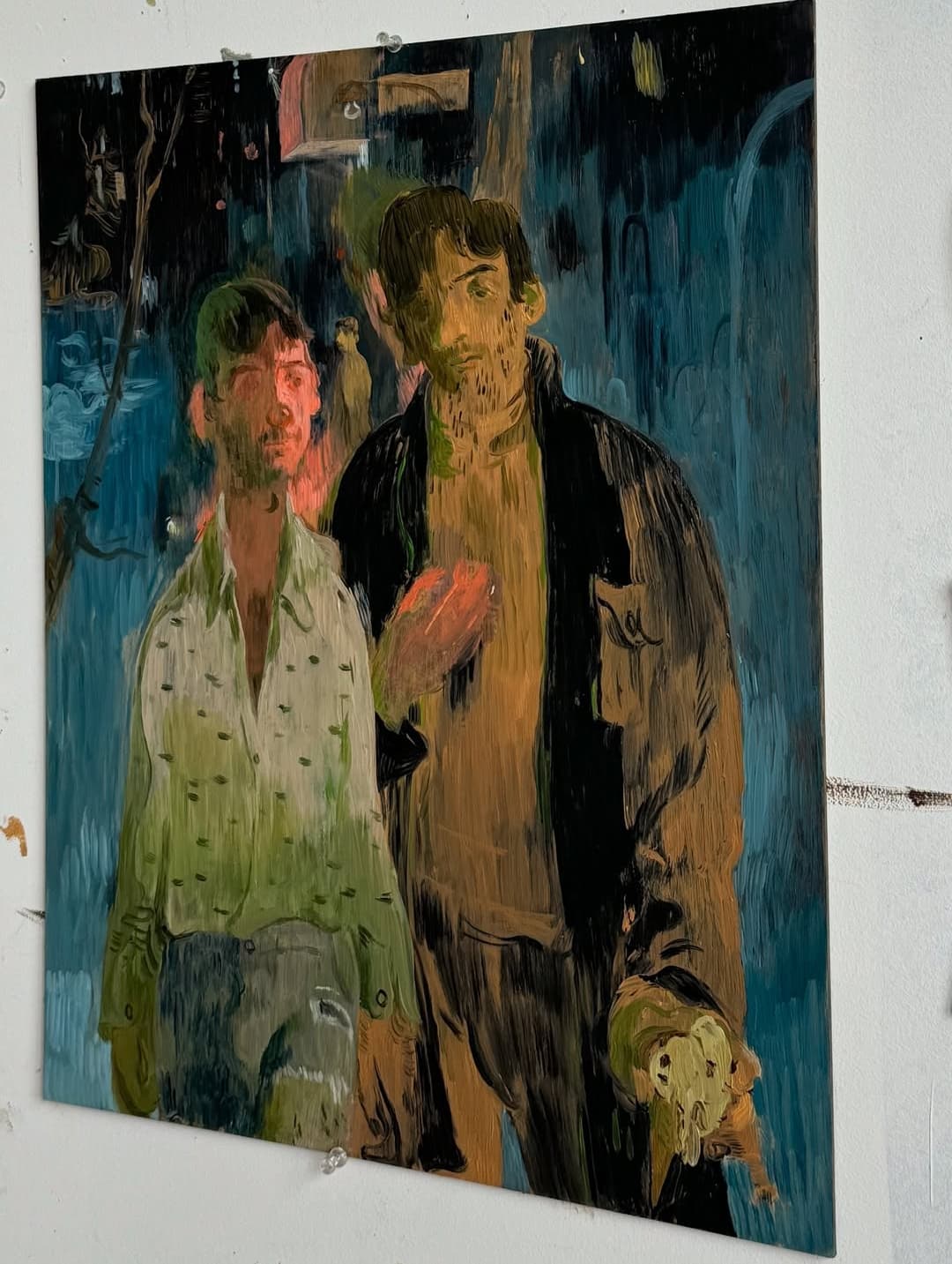 Walking Back, 2025, Oil on panel, 20 x 16 inches Luhring Augustine Chelsea LAST DAY Friday July 25 for both Tribeca and Chelsea exhibitions. — image 3