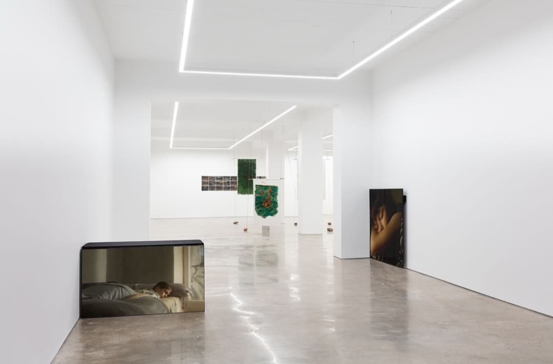 ‘The Weight of Stillness’ curated by Mikala Tai opens today at Ames Yavuz Sydney. — image 1. Images: Installation views of ‘The Weight of Stillness’, Ames Yavuz Sydney, 2025, photographed by Simon Hewson.