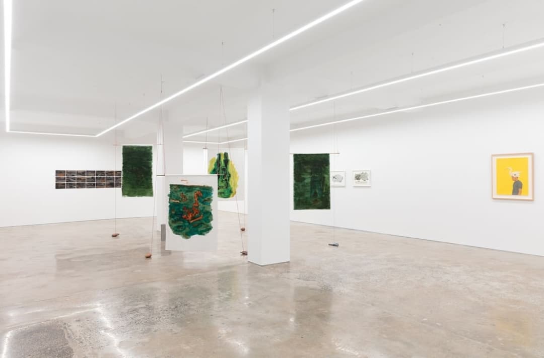 ‘The Weight of Stillness’ curated by Mikala Tai opens today at Ames Yavuz Sydney. — image 2. Images: Installation views of ‘The Weight of Stillness’, Ames Yavuz Sydney, 2025, photographed by Simon Hewson.
