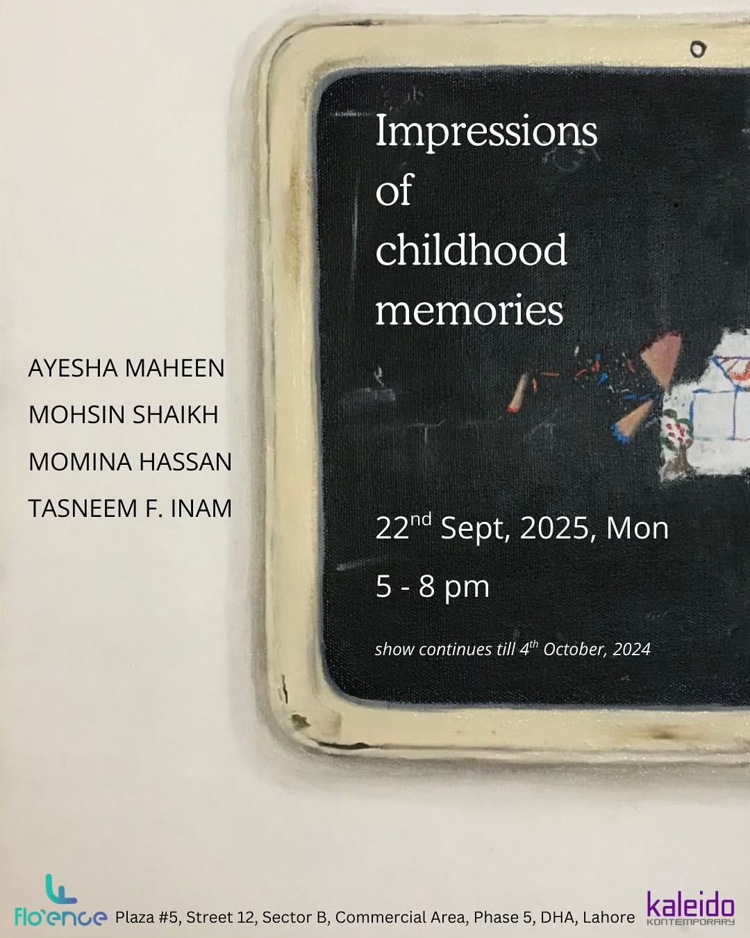 Kaleido Kontemporary in collaboration with Flo’ence* presents “Impressions of childhood memories” showcasing works by... — image 1