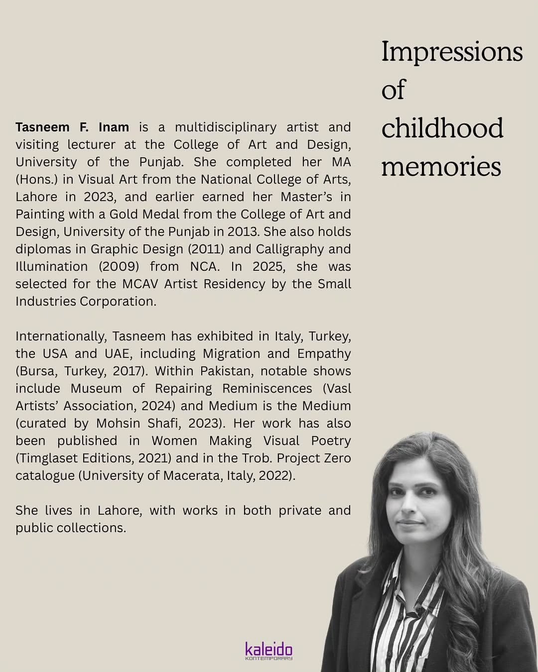 Kaleido Kontemporary in collaboration with Flo’ence* presents “Impressions of childhood memories” showcasing works by... — image 6