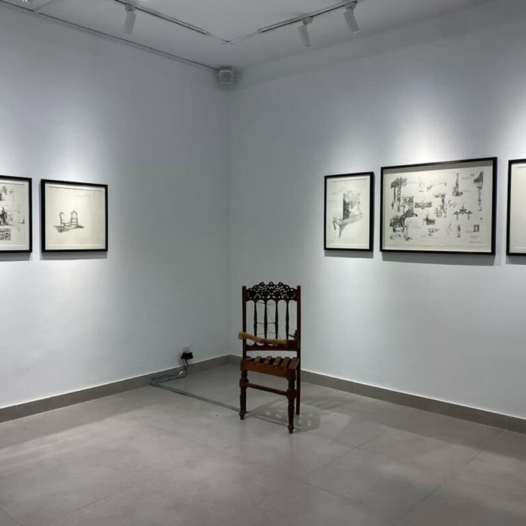 Remains, a group exhibition bringing together four emerging voices in contemporary art.