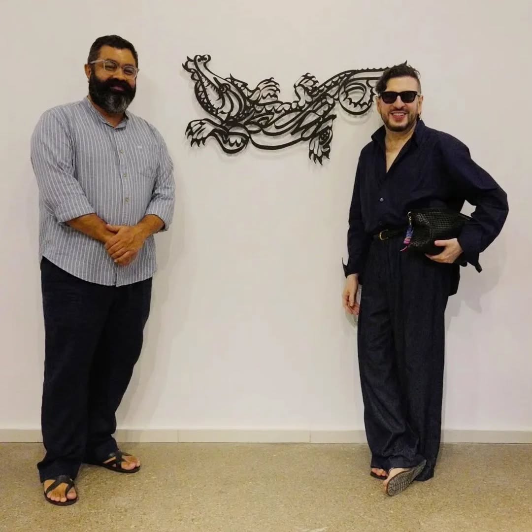 The opening of 'The Wild in Our Mouths' a solo exhibition by Muzzumil Ruheel @ Canvas Gallery. — image 1