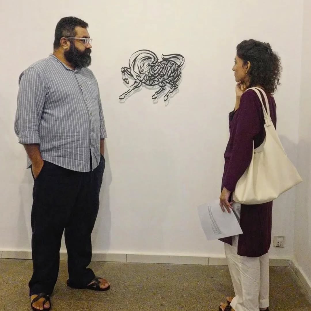 The opening of 'The Wild in Our Mouths' a solo exhibition by Muzzumil Ruheel @ Canvas Gallery. — image 16