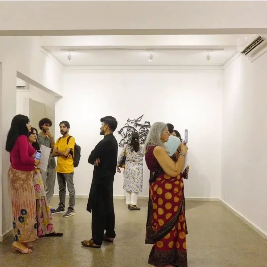 The opening of 'The Wild in Our Mouths' a solo exhibition by Muzzumil Ruheel @ Canvas Gallery. — image 17