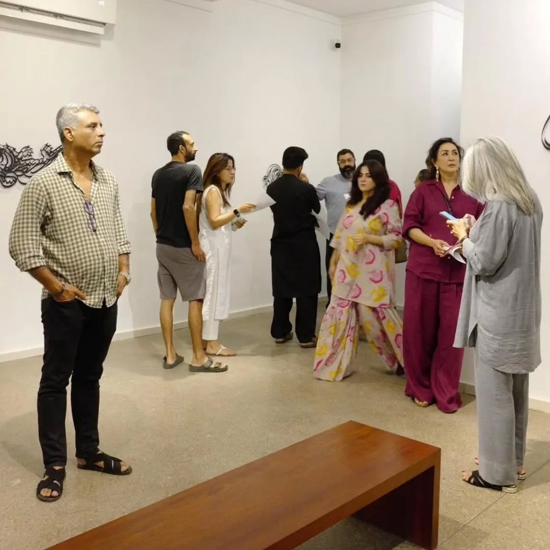 The opening of 'The Wild in Our Mouths' a solo exhibition by Muzzumil Ruheel @ Canvas Gallery. — image 19