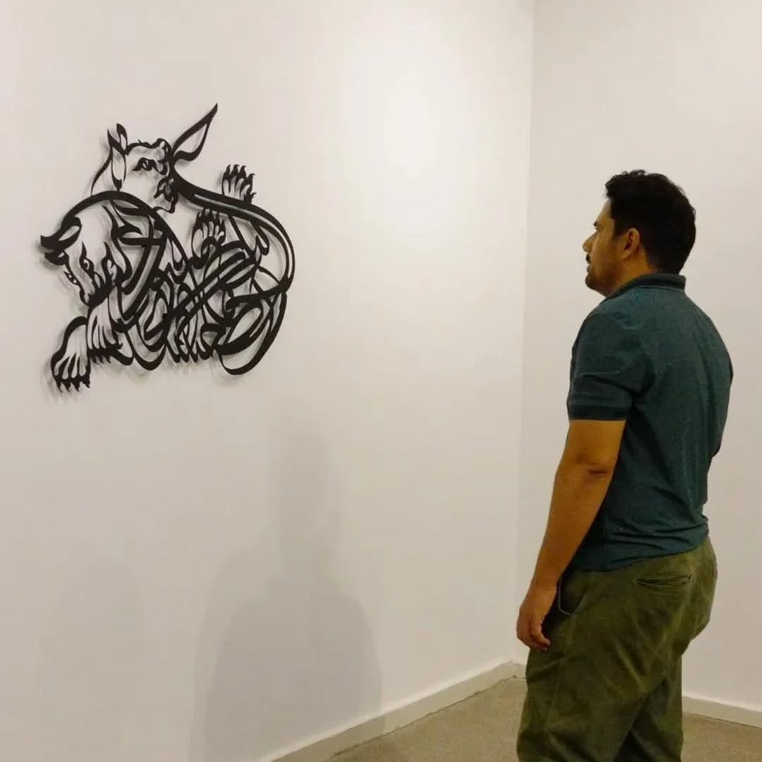 The opening of 'The Wild in Our Mouths' a solo exhibition by Muzzumil Ruheel @ Canvas Gallery. — image 2