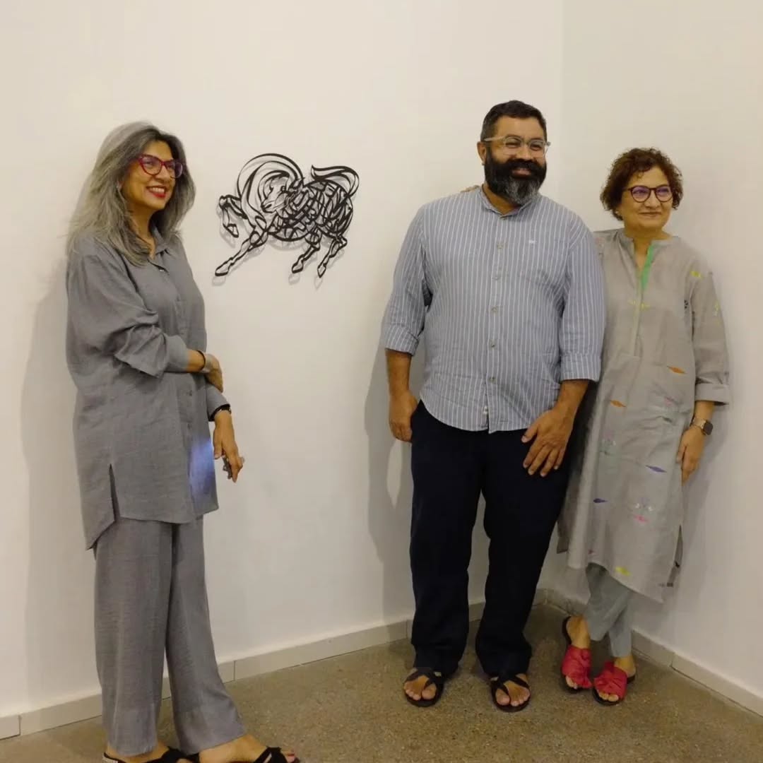 The opening of 'The Wild in Our Mouths' a solo exhibition by Muzzumil Ruheel @ Canvas Gallery. — image 3