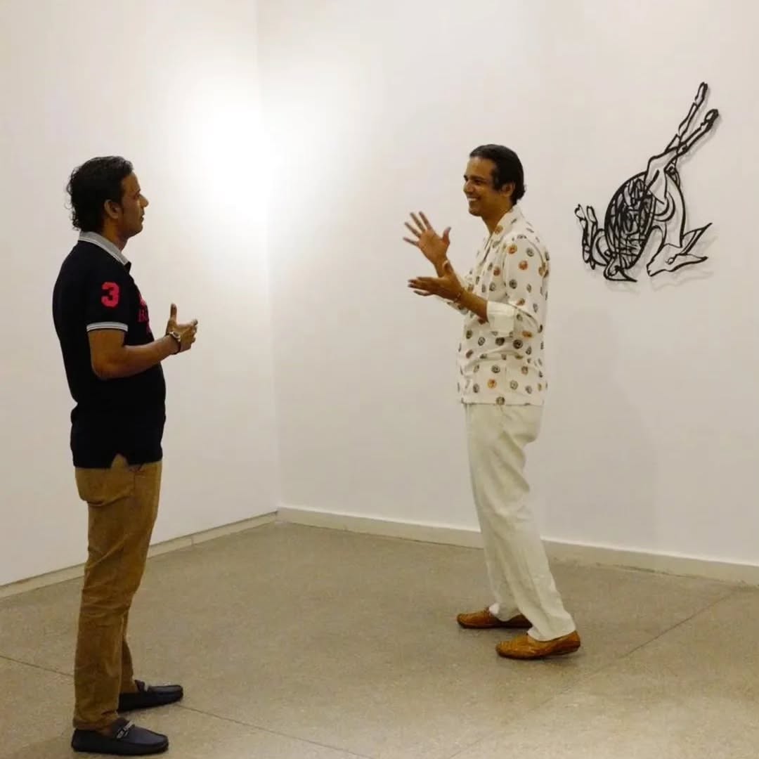 The opening of 'The Wild in Our Mouths' a solo exhibition by Muzzumil Ruheel @ Canvas Gallery. — image 6