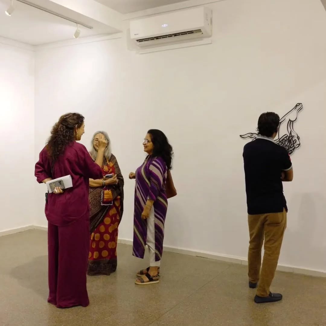 The opening of 'The Wild in Our Mouths' a solo exhibition by Muzzumil Ruheel @ Canvas Gallery. — image 8