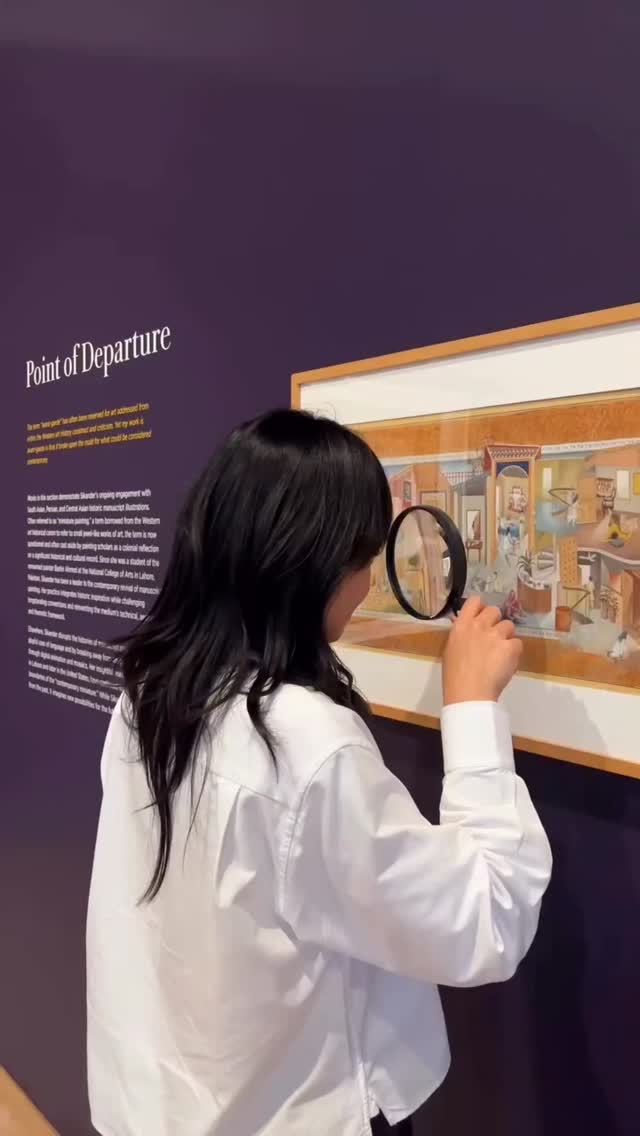The wait is over ✨ Shahzia Sikander: Collective Behavior’ is NOW OPEN!