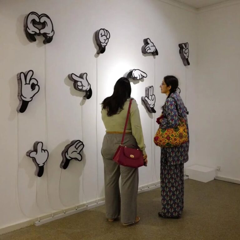 The opening of Adeel uz Zafar’s solo exhibition , Overrated Underrated at Canvas Gallery.