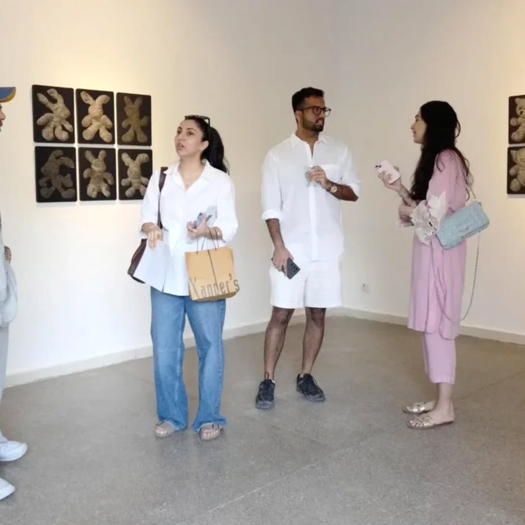 The opening of Adeel uz Zafar’s solo exhibition , Overrated Underrated at Canvas Gallery. — image 12