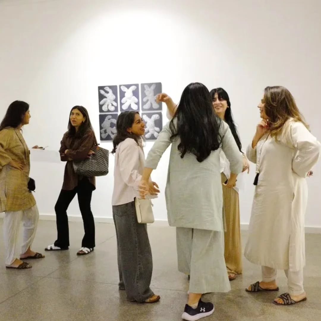 The opening of Adeel uz Zafar’s solo exhibition , Overrated Underrated at Canvas Gallery. — image 14
