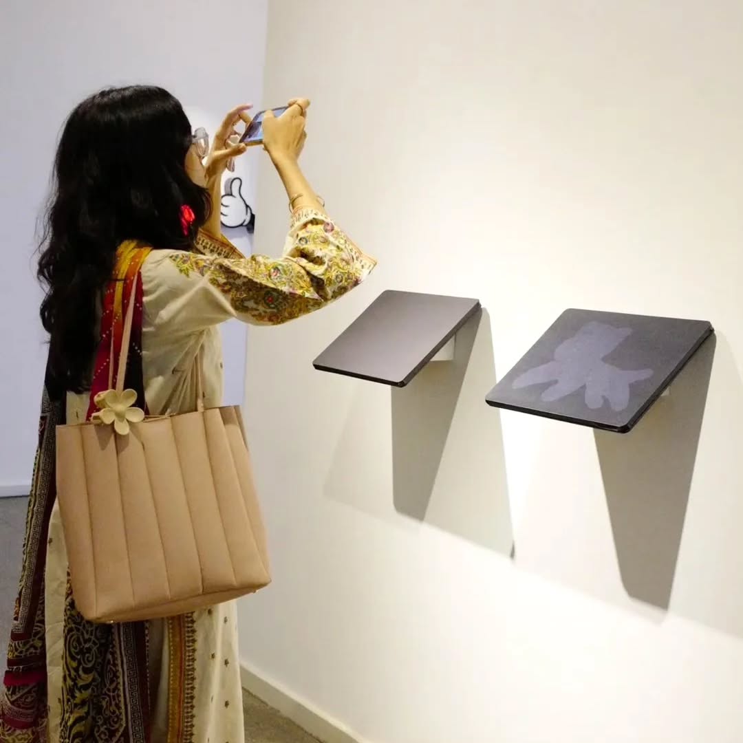 The opening of Adeel uz Zafar’s solo exhibition , Overrated Underrated at Canvas Gallery. — image 15