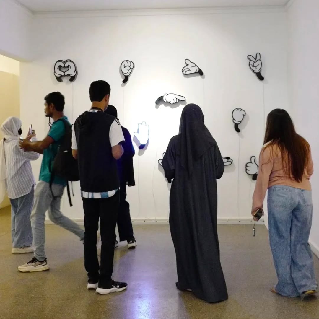 The opening of Adeel uz Zafar’s solo exhibition , Overrated Underrated at Canvas Gallery. — image 2