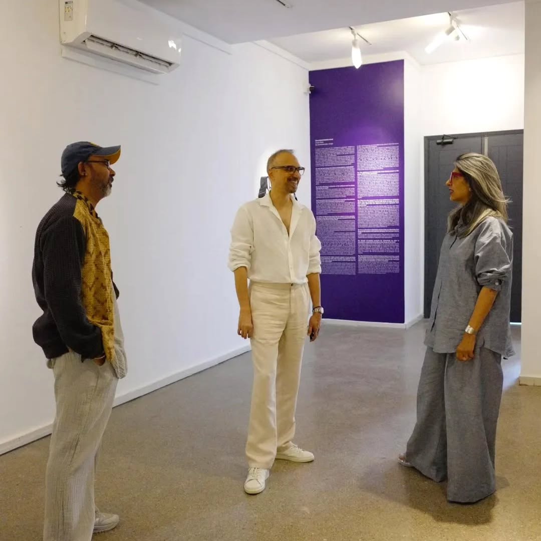 The opening of Adeel uz Zafar’s solo exhibition , Overrated Underrated at Canvas Gallery. — image 6