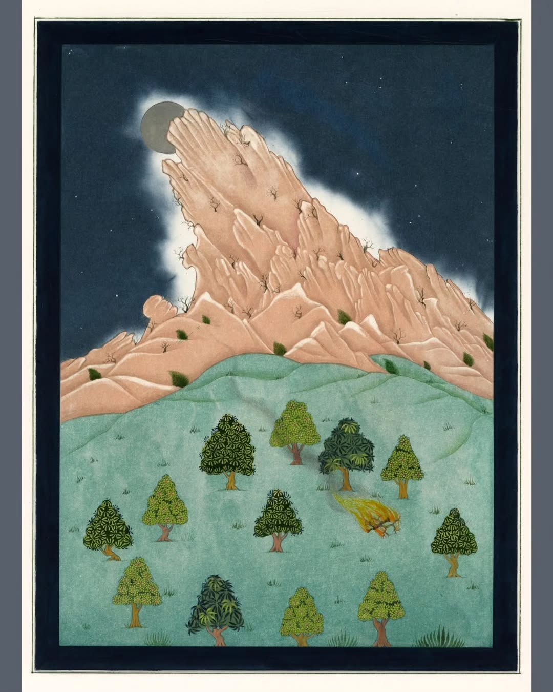 Where devotion meets discipline — Murad Khan Mumtaz revives the language of miniature painting to explore memory,... — image 3