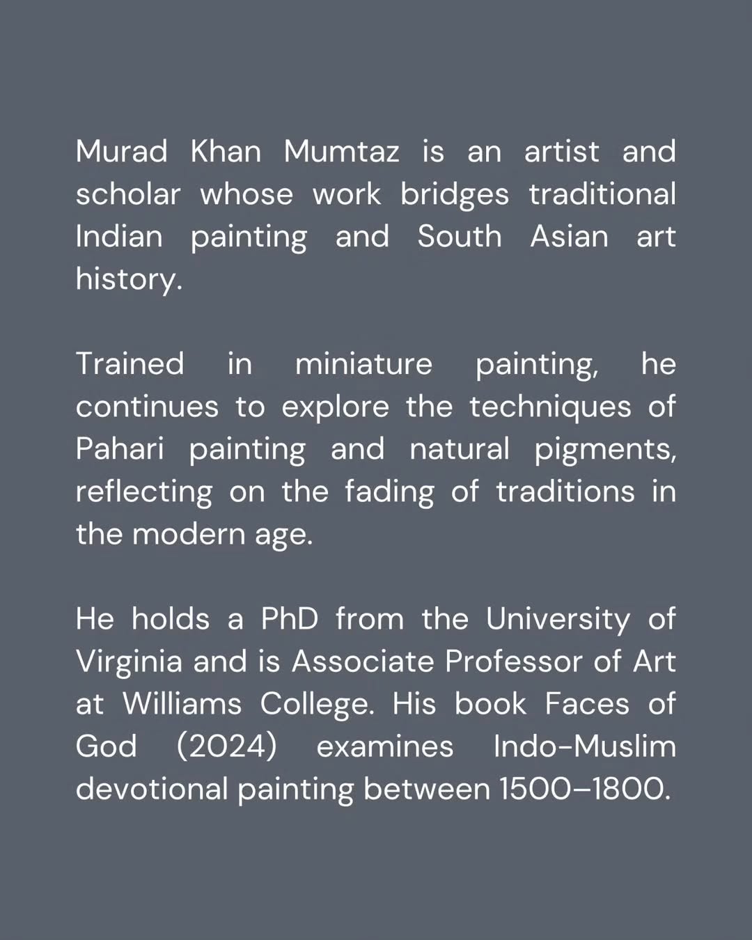 Where devotion meets discipline — Murad Khan Mumtaz revives the language of miniature painting to explore memory,... — image 4