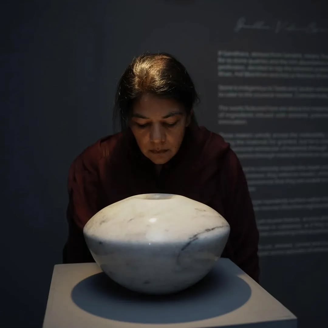 Glimpses from the opening of Gandhar:Votive Offerings by Mehmood ul Hassan, curated by Aasim Akhtar at THE BARRACKS Art... — image 3. Photography by @rafayanwercreativestudio