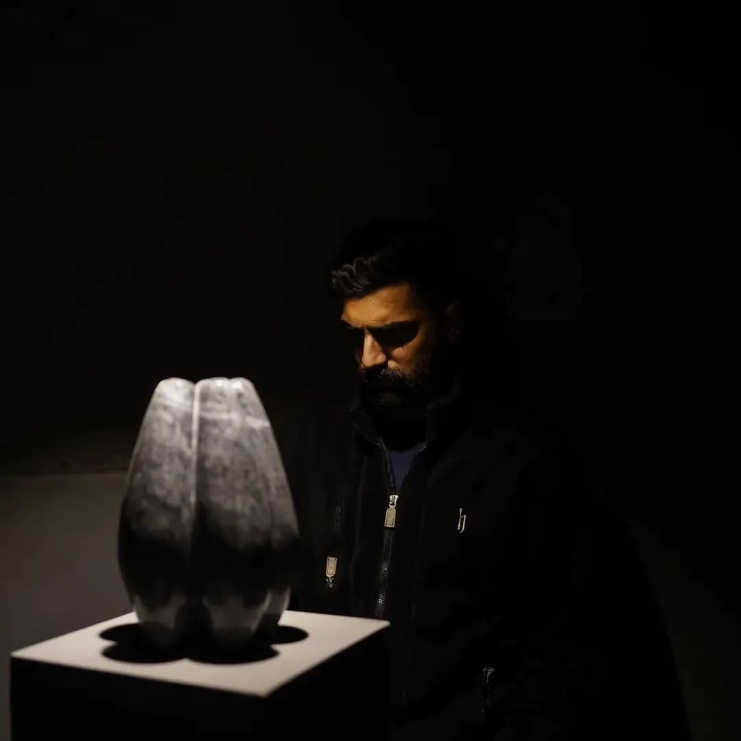 Glimpses from the opening of Gandhar:Votive Offerings by Mehmood ul Hassan, curated by Aasim Akhtar at THE BARRACKS Art... — image 4. Photography by @rafayanwercreativestudio
