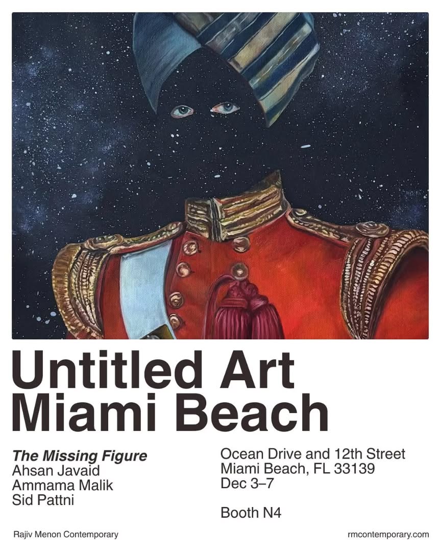 We are thrilled to return to @untitledartfairs Miami next week, with our three-person presentation “The Missing Figure.”