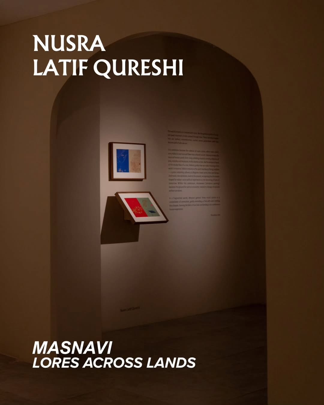 In the work of Nusra Latif Qureshi, miniature painting becomes an act of revision — a way of returning to history to... — image 1