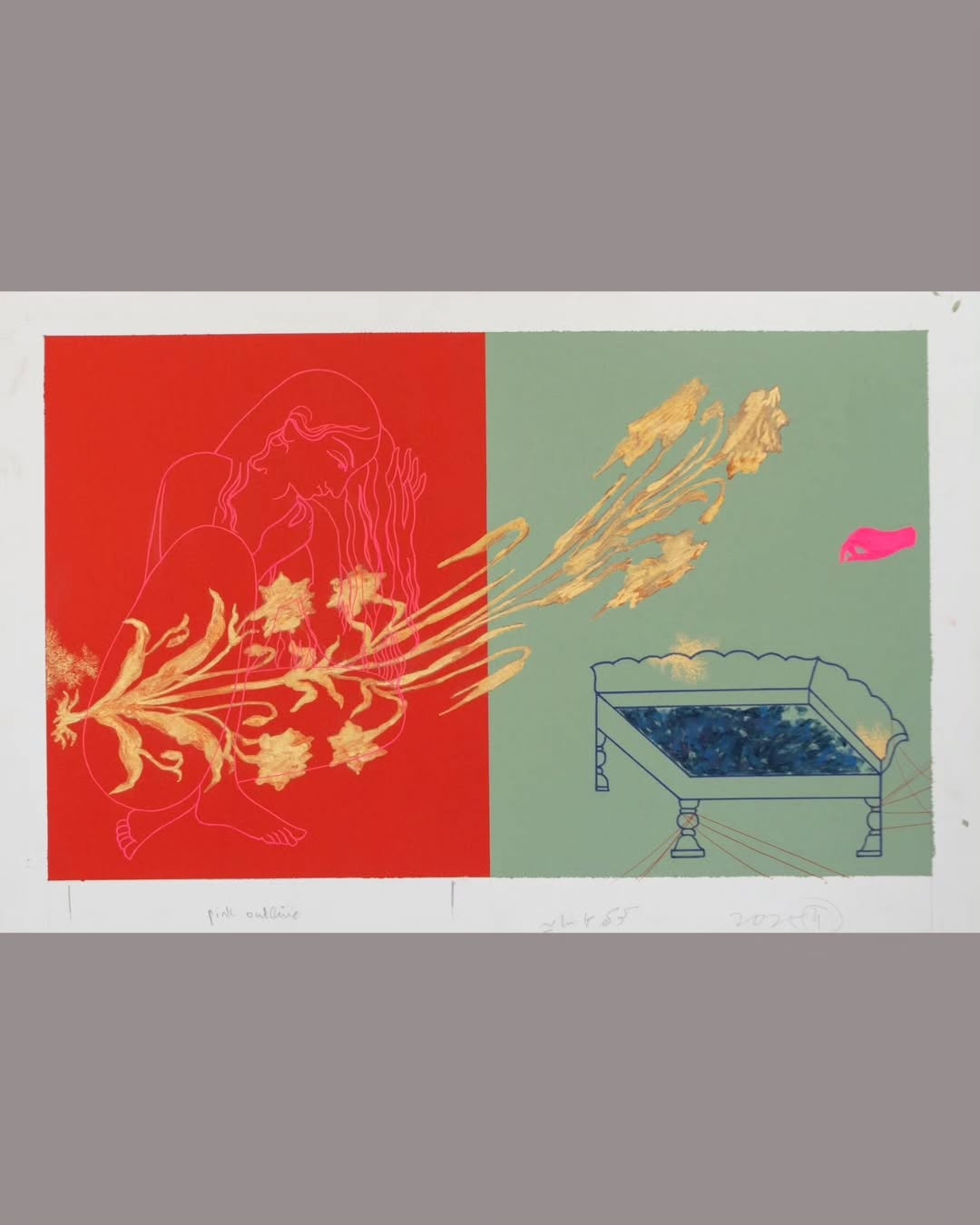 In the work of Nusra Latif Qureshi, miniature painting becomes an act of revision — a way of returning to history to... — image 2