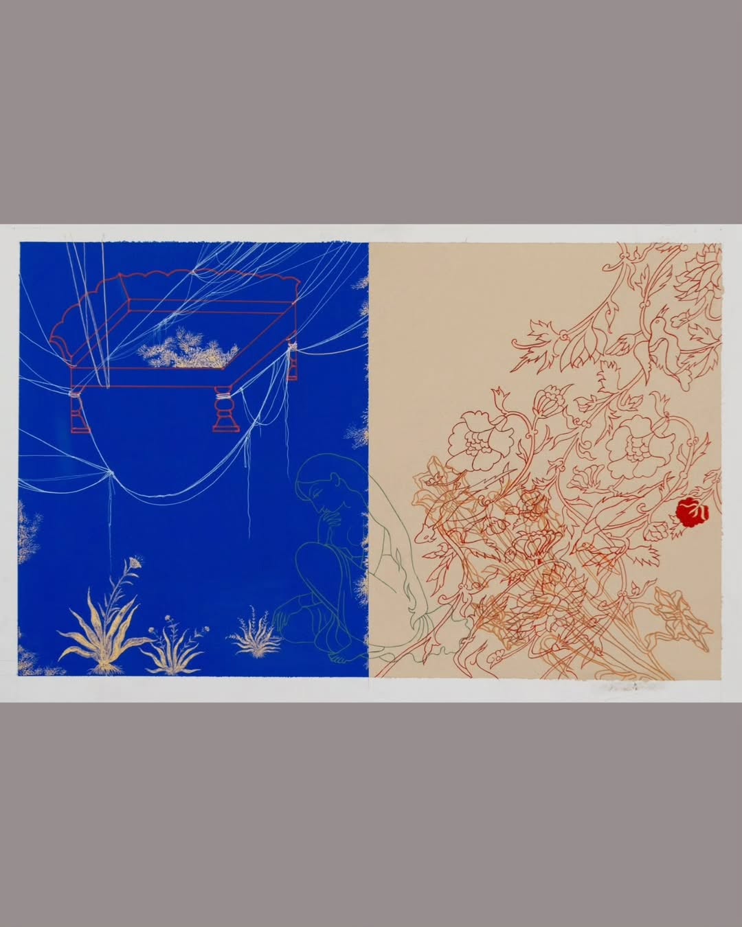 In the work of Nusra Latif Qureshi, miniature painting becomes an act of revision — a way of returning to history to... — image 4