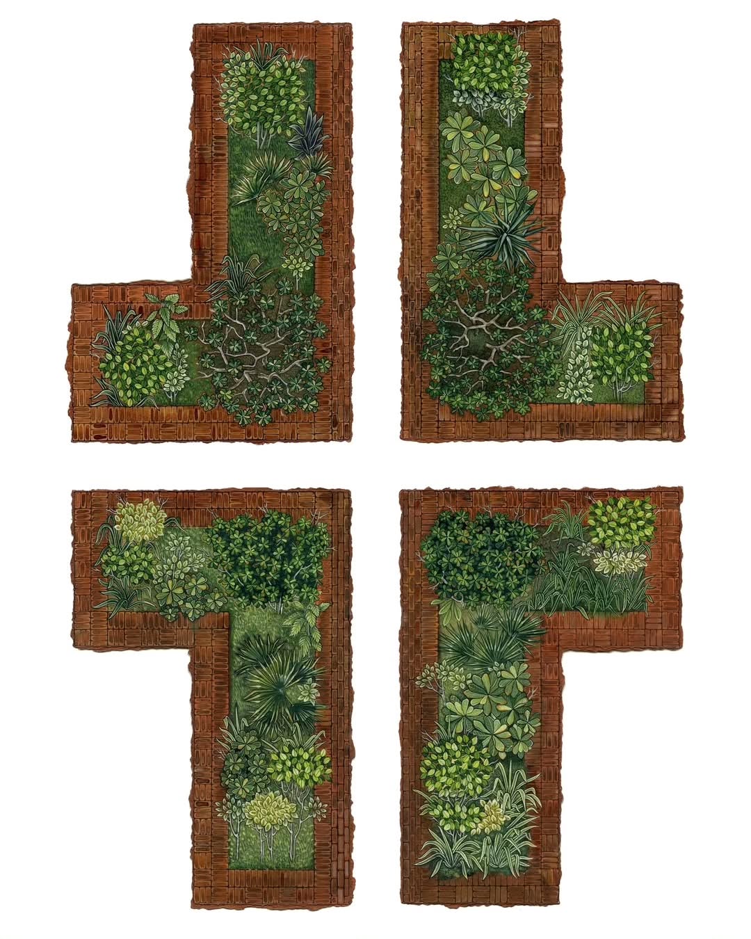 ‘Bounded Bloom I – IV’ — image 1
