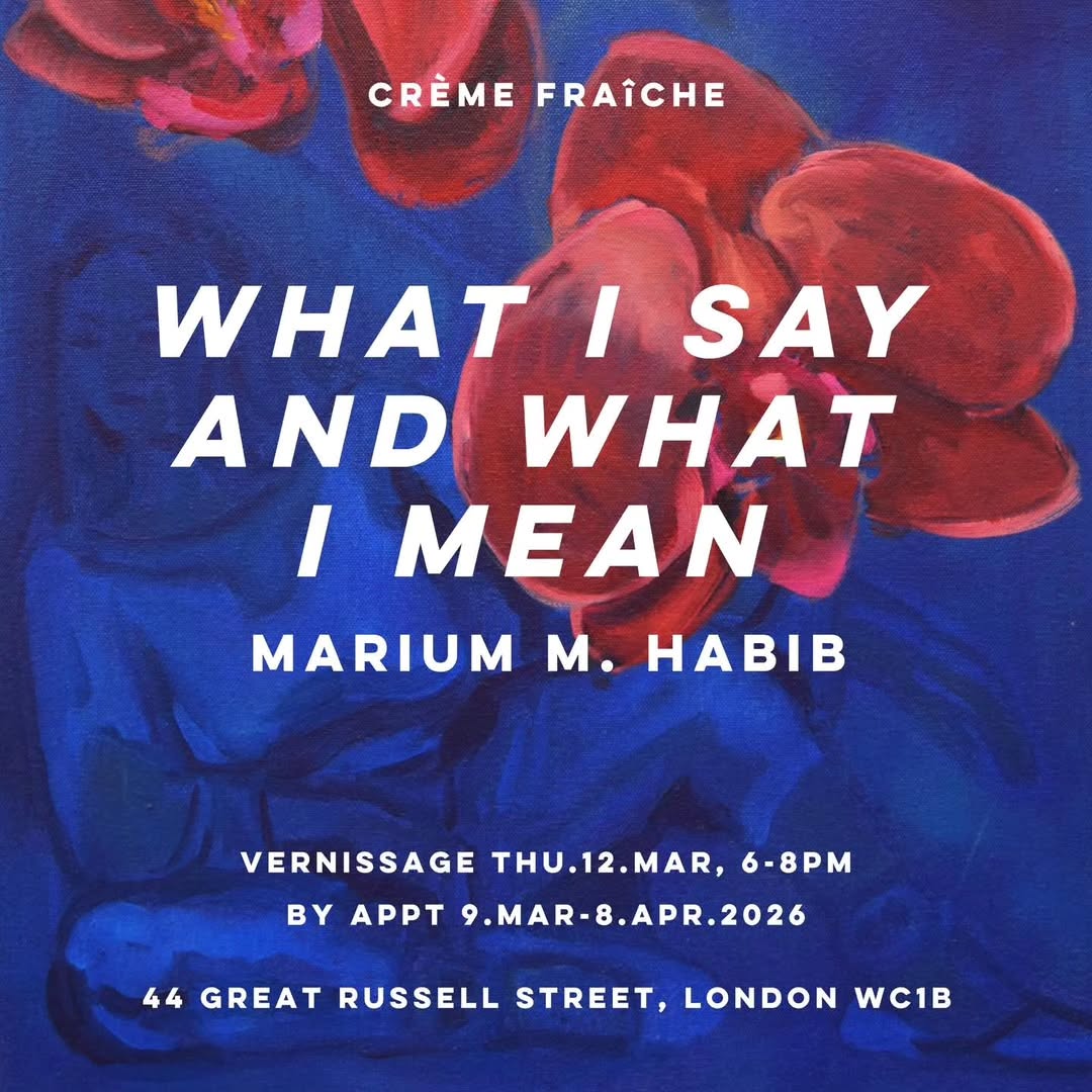 It gives me great pleasure to be showing new work with @cremefraicheart again. Please come and see!