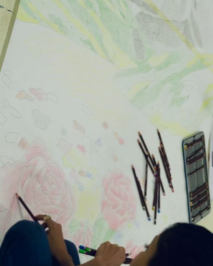 Found an old video of the drawing I made for “Garden 2” commissioned by Cincinnati Art Museum, Ohio.